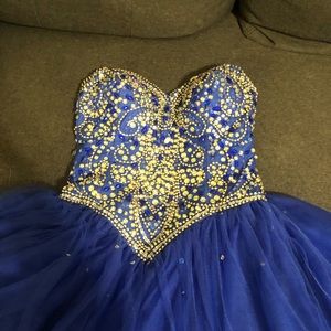 Blue quince dress